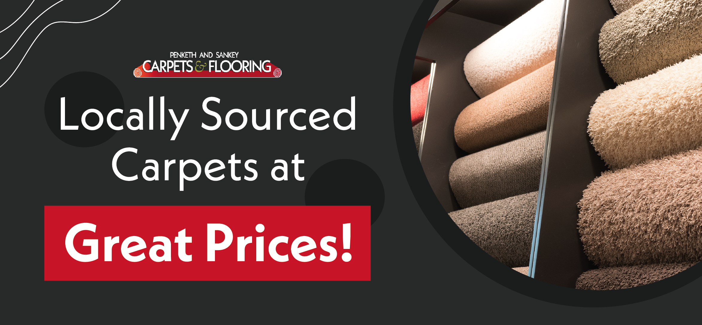 Locally sourced carpets at great prices!